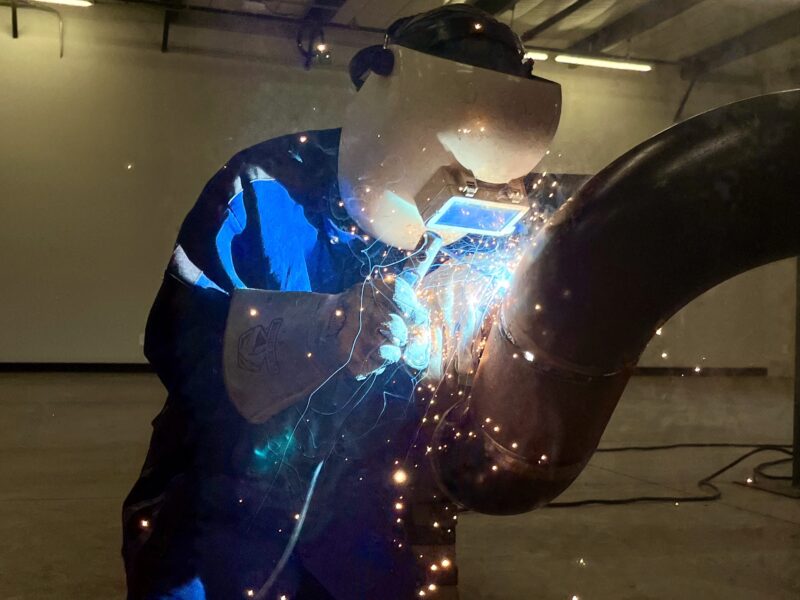 Welding Student